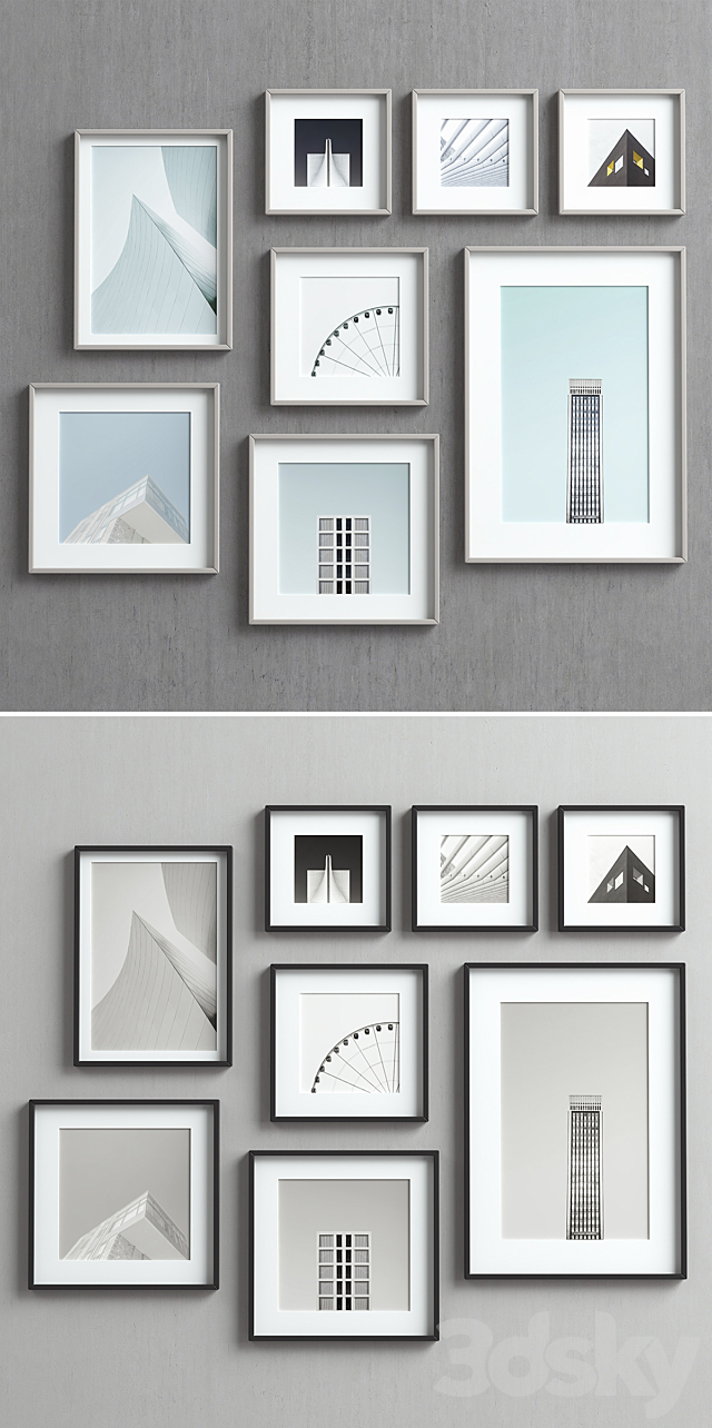 Picture Frames Set-58 3d