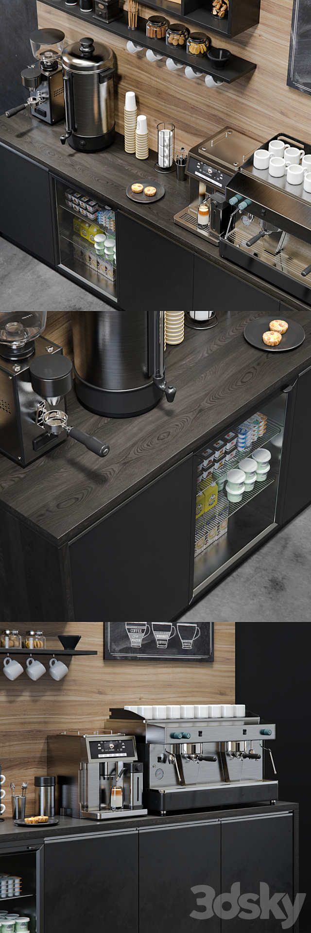 Coffee bar 3d