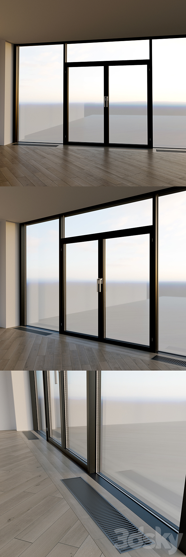 Panoramic windows. Stained Glass.5 3DSMax File - thumbnail 3