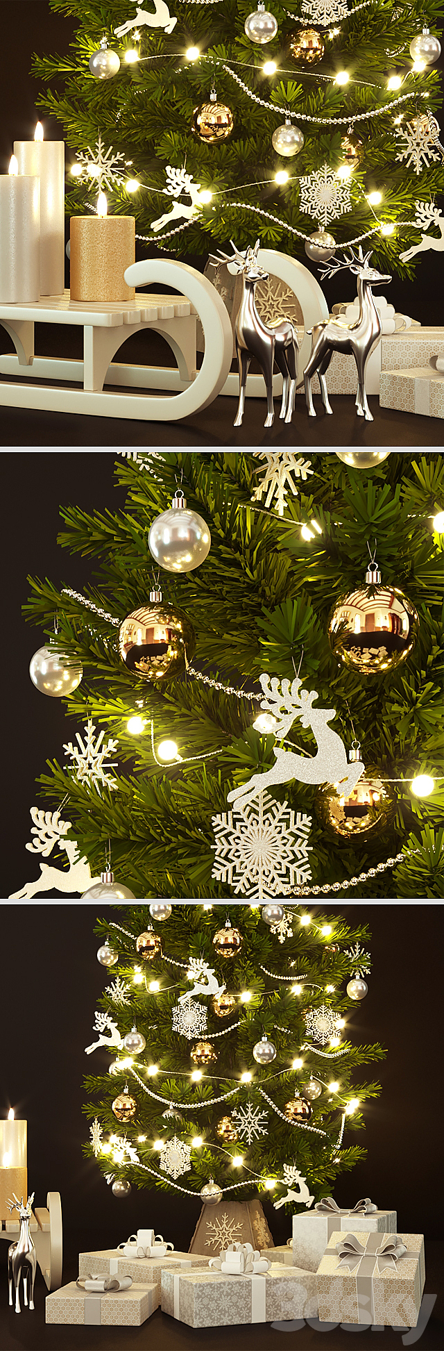 Christmas tree 3DSMax File - thumbnail 2