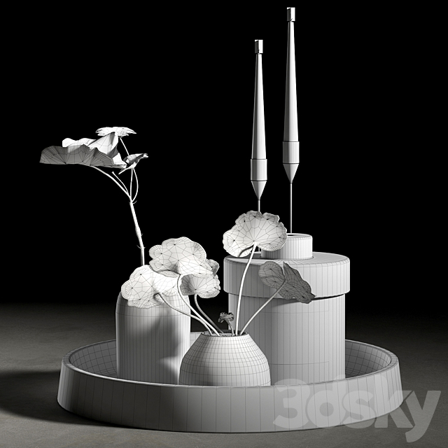 Decorative set 006 3d