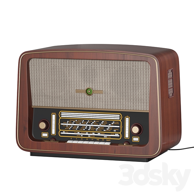 Radio “Belarus-57” 3DSMax File - thumbnail 1