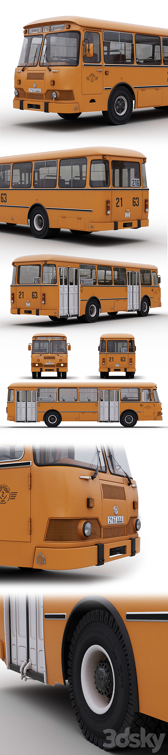 Liaz 677 3d