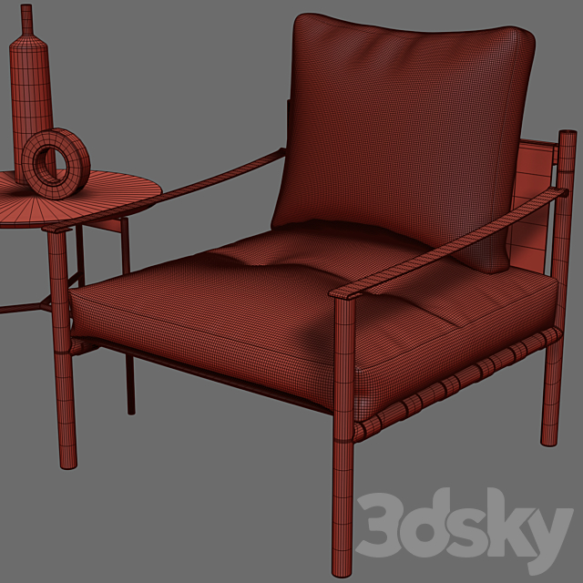 Chair Flou IKO 3DSMax File - thumbnail 3