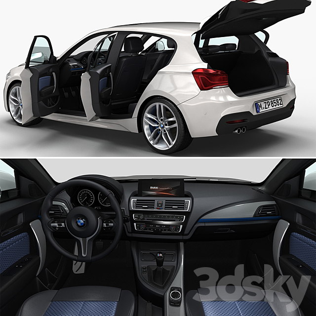 BMW 1 Series 3DSMax File - thumbnail 2