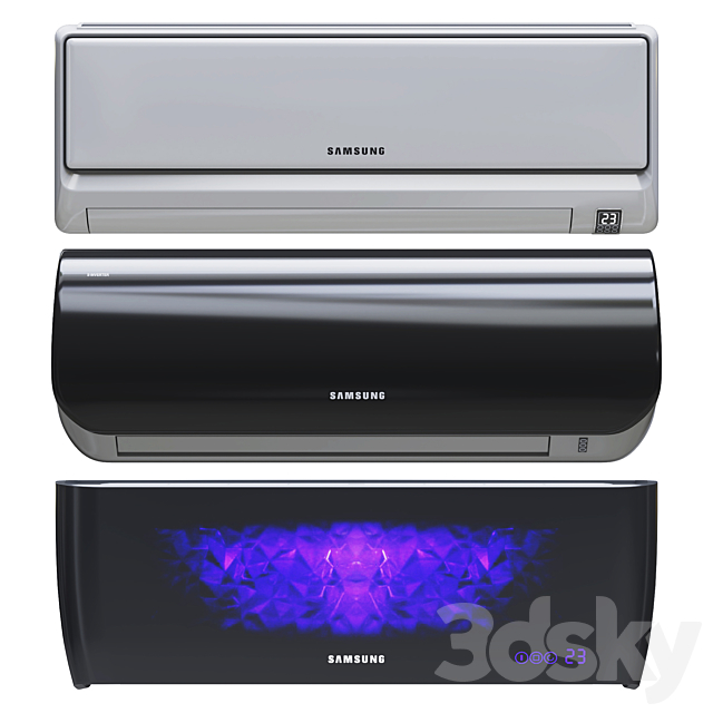 SAMSUNG air conditioners 3DSMax File - thumbnail 1