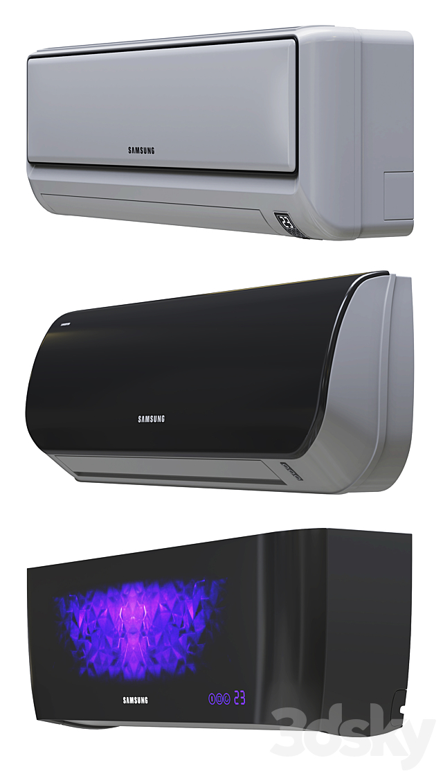 SAMSUNG air conditioners 3DSMax File - thumbnail 2