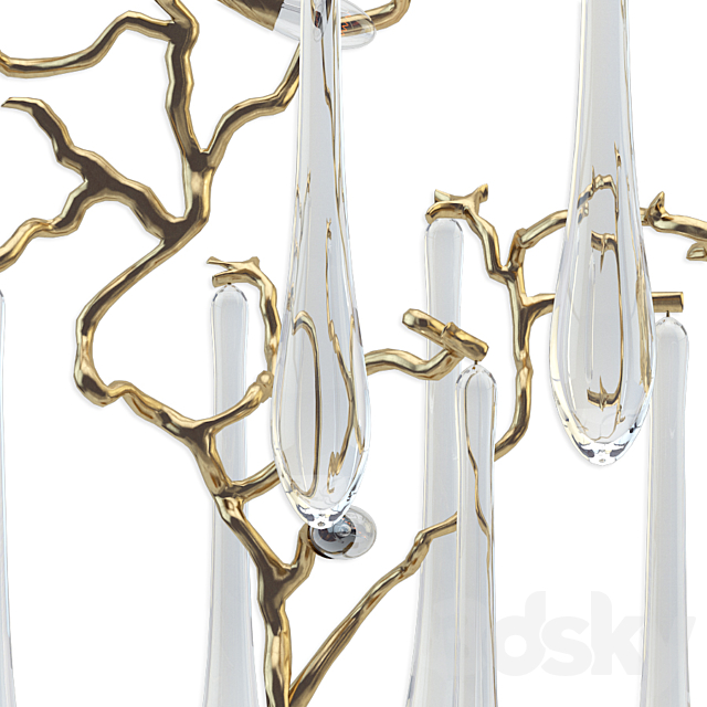 Aqua table lamp 3d