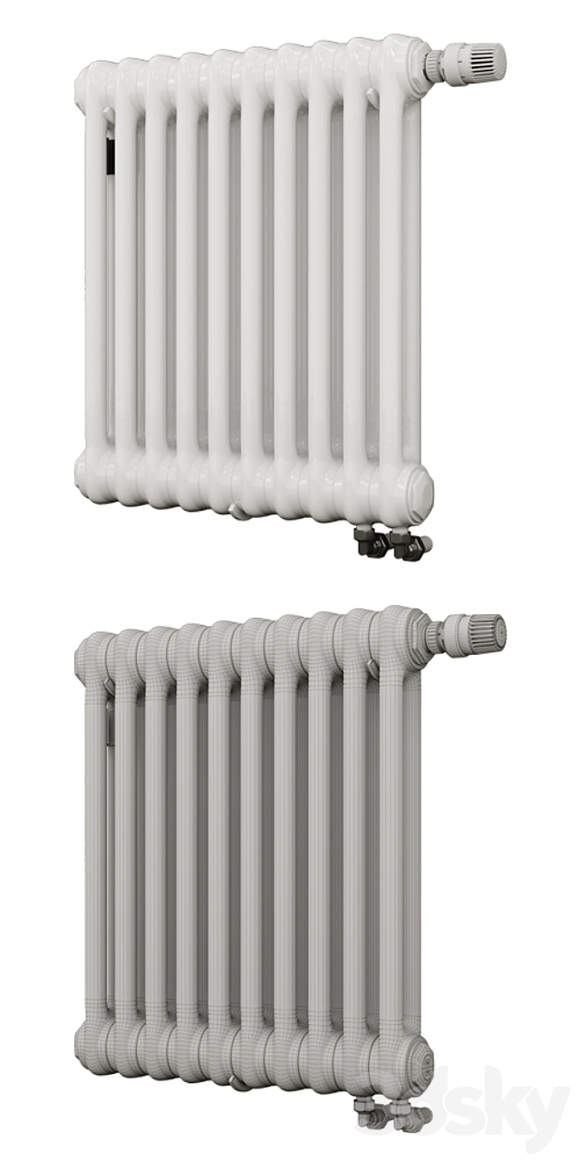 Arbonia Radiators set (Adouble-tube) 3d