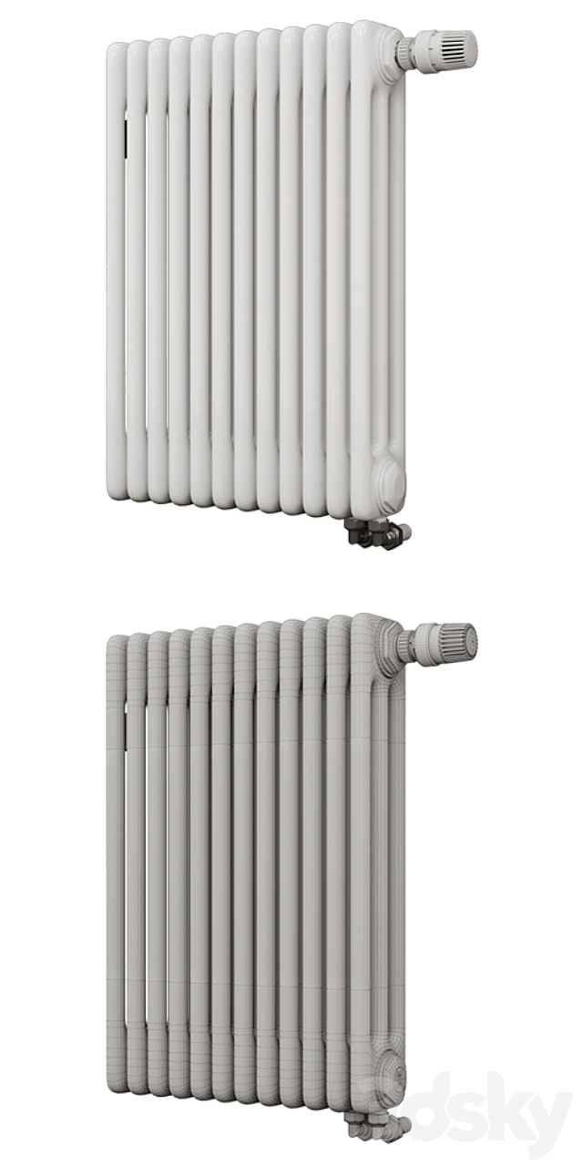 Arbonia Radiators set (three-tube) 3d
