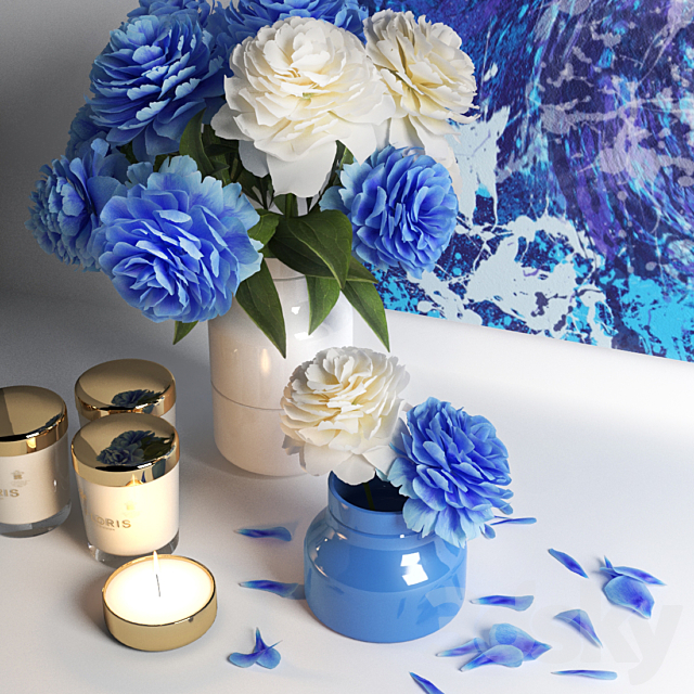 set1217 -blue 3d