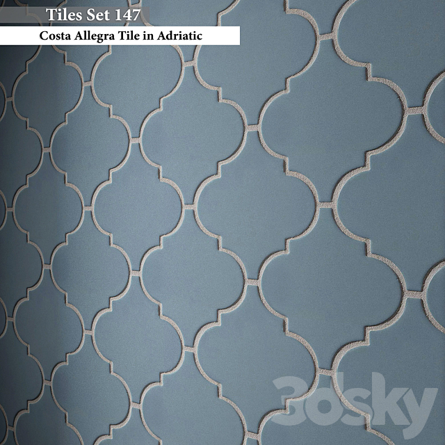 Tiles set 147 3d