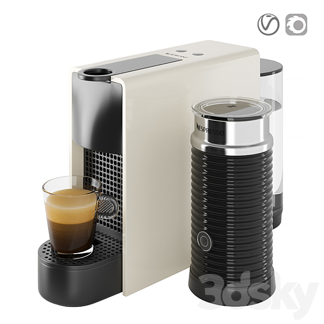 Coffee machine Essenza Mini 3DSMax File - thumbnail 1
