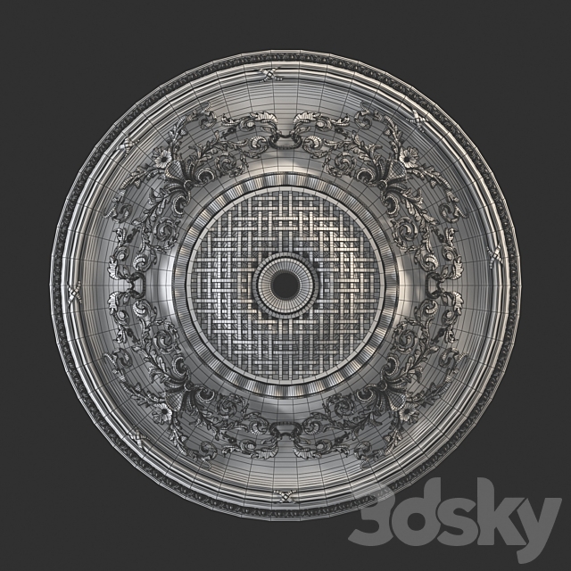 Ceiling outlet 3DSMax File - thumbnail 2