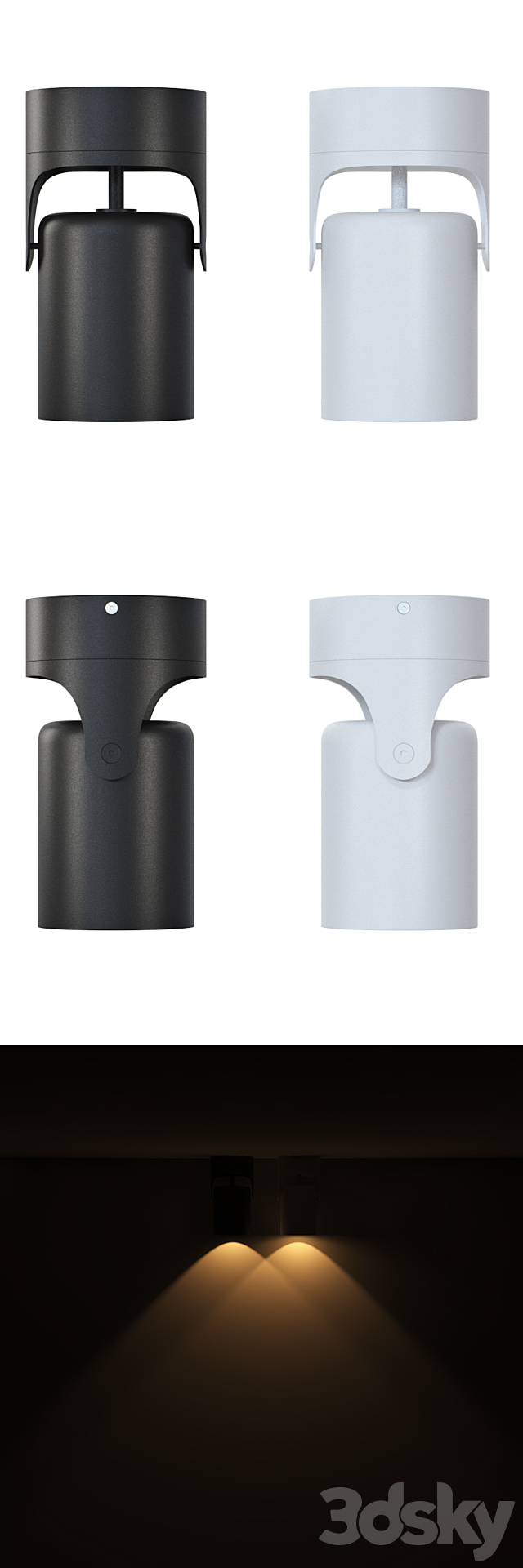 Spot Odeon Light Corsus 3855 _ 1C. 3854 _ 1C 3d