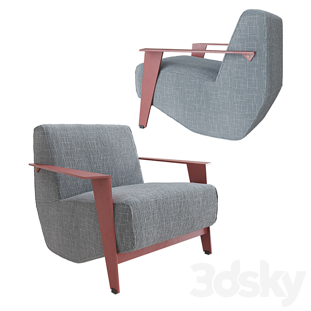 LoftDesigne Chair 3976 model 3DSMax File - thumbnail 1