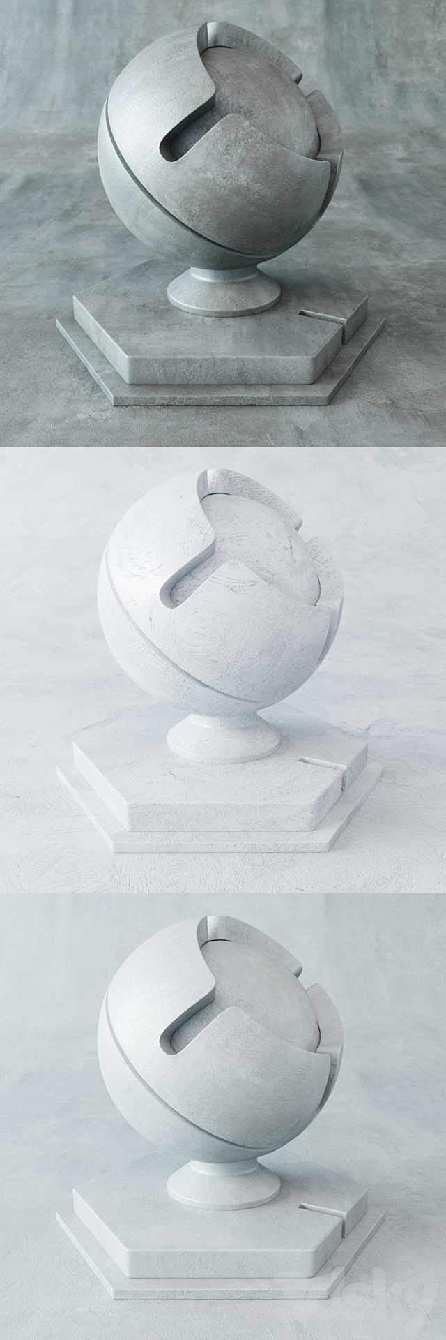 Shaders Concrete 6 3d
