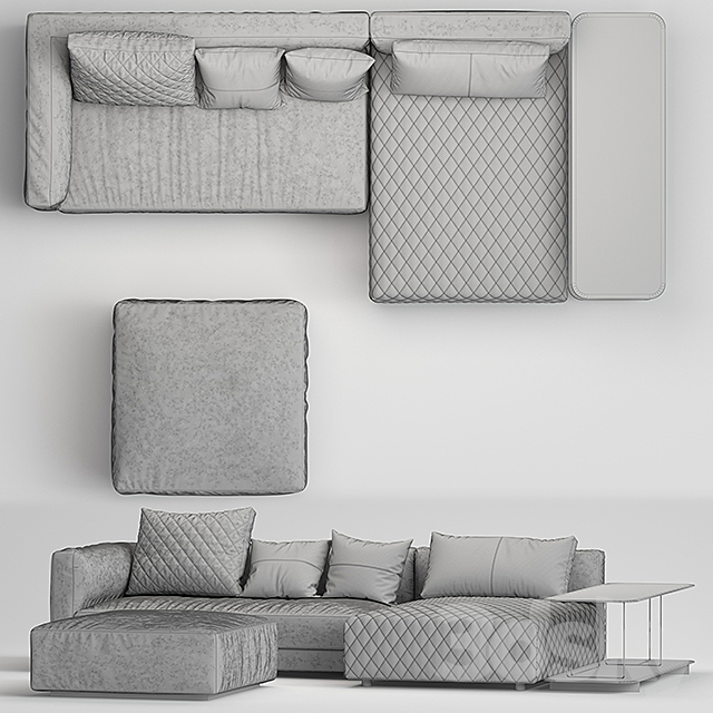 MELPOT Sofas by natuzzi 02 3d
