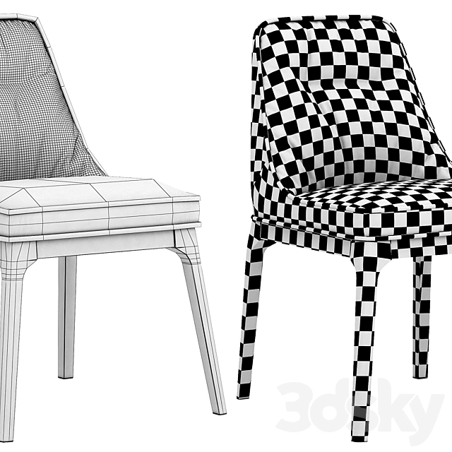 Dantone Home Chair Hampton 3DSMax File - thumbnail 3