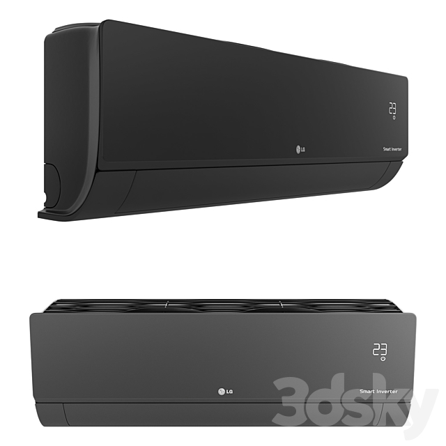 Conditioner LG Artcool Mirror LG AM12BR 3DSMax File - thumbnail 1