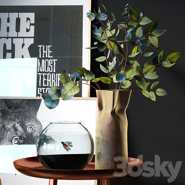 Decorative set 008 3d