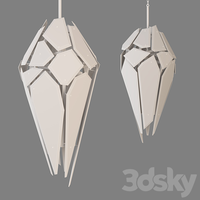 Chandelier shard 3d