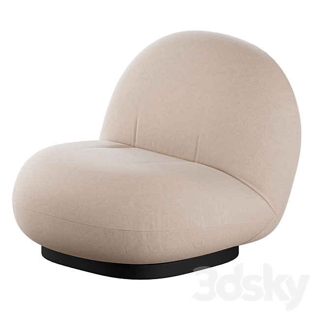 Pacha Lounge Chair by GUBI 3DSMax File - thumbnail 1