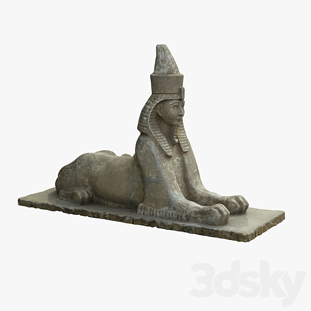 Sculpture “Sphinx” 3DSMax File - thumbnail 1