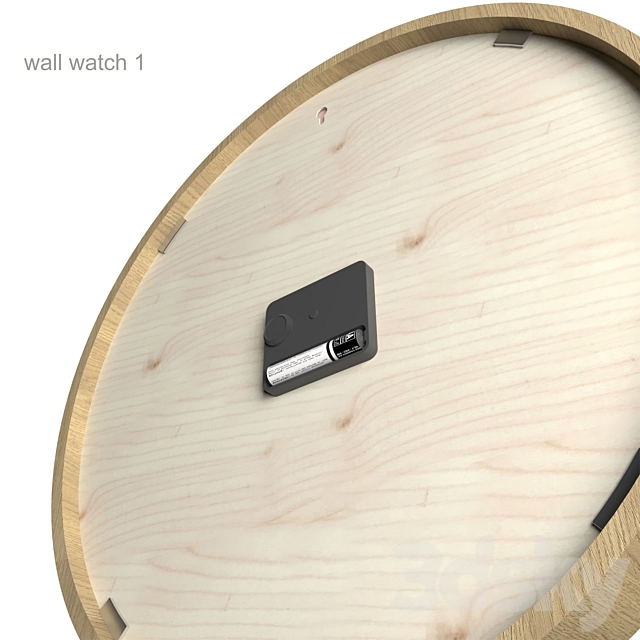 wall watch 1 3DSMax File - thumbnail 3