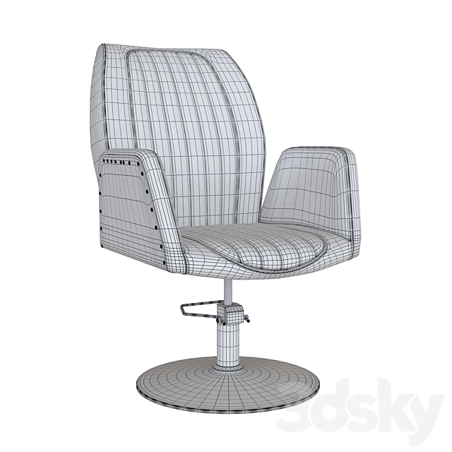 Barber chair “Infinity” 3DSMax File - thumbnail 3