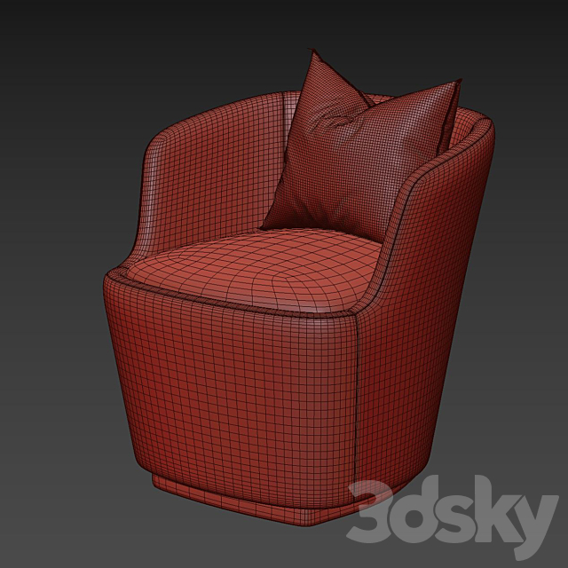 Cappellini – Orla Small Chair by Jasper Morrison 3DSMax File - thumbnail 3