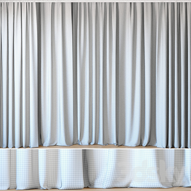 Curtains 85 | Curtains with Tulle | ROHI | Dante 3DSMax File - thumbnail 3