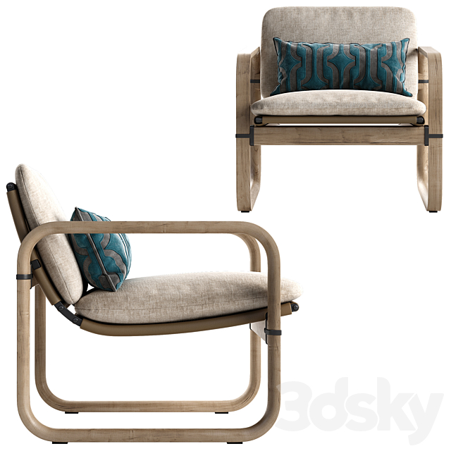 Giorgetti loop armchair 3d