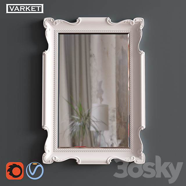 OM Mirror Varket Fascino Mirror 3D Models