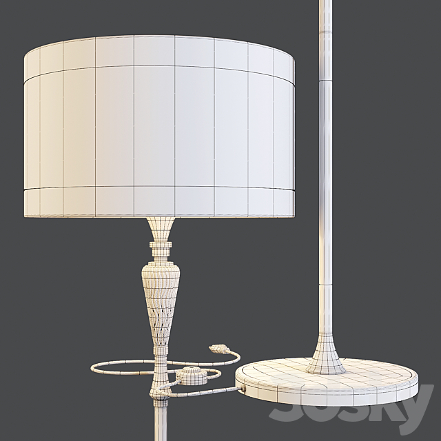 Maytoni: Floor Lamp – Alicante (MOD014-FL-01-N) 3DSMax File - thumbnail 2