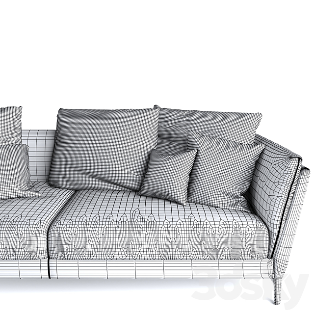 Poltrona Frau BRETAGNE 3d