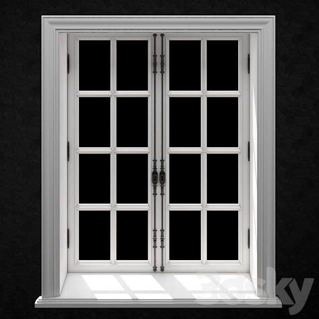 FRENCH WINDOW ?1 1500×2000 (CORONA_VRAY) 3DSMax File - thumbnail 1