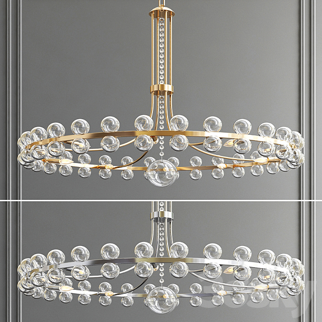 Crystorama Clover Chandelier 3DSMax File - thumbnail 1