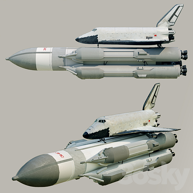 Buran and Energy 3d