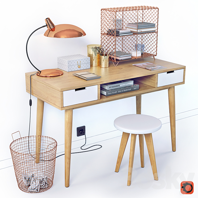 Desktop with decor La Redoute JIMI Free Download