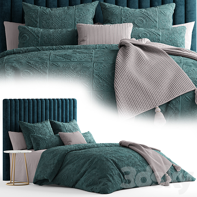 Bed from bedding adairs australia 3DSMax File - thumbnail 1
