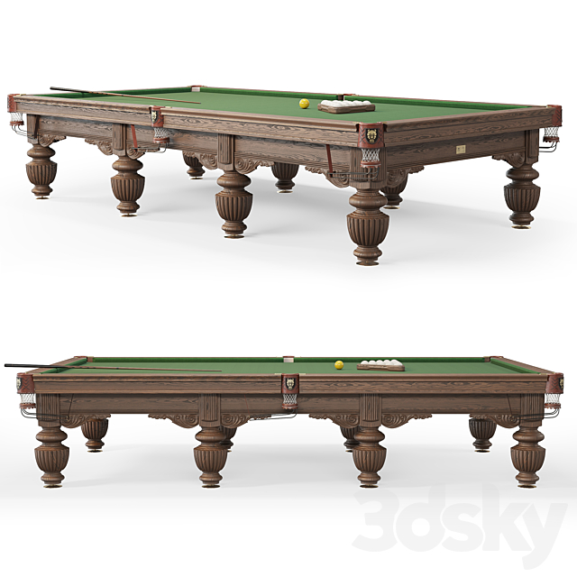 Billiard table Ruptur “Baron” 3DSMax File - thumbnail 1