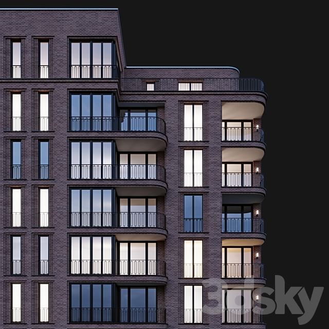 Brick house 3d