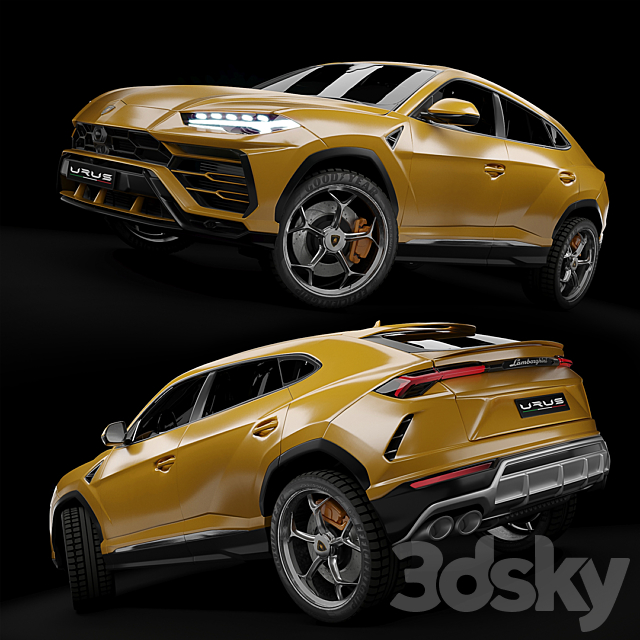 Lamborghini URUS 3d