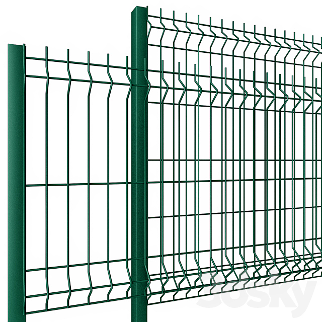 Fence for gates and gates 3DSMax File - thumbnail 3