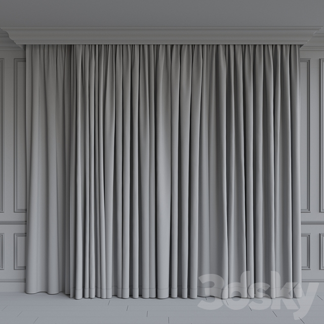A set of curtains 4 3d