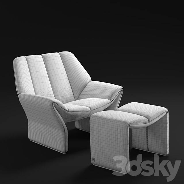 Busnelli Hirundo Chair 3DSMax File - thumbnail 3