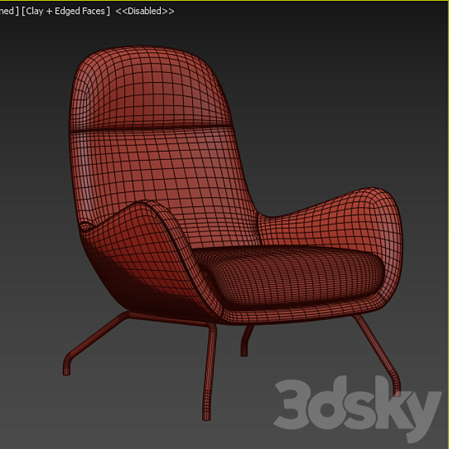Albi chair 3DSMax File - thumbnail 3