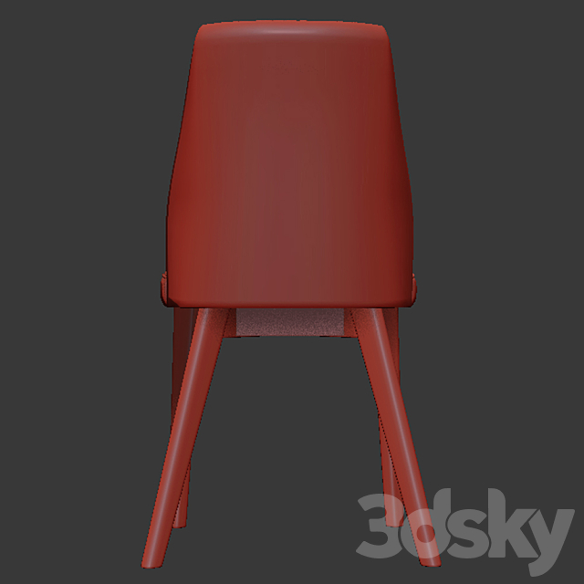 Vaz Dining Chair 02 3DSMax File - thumbnail 3
