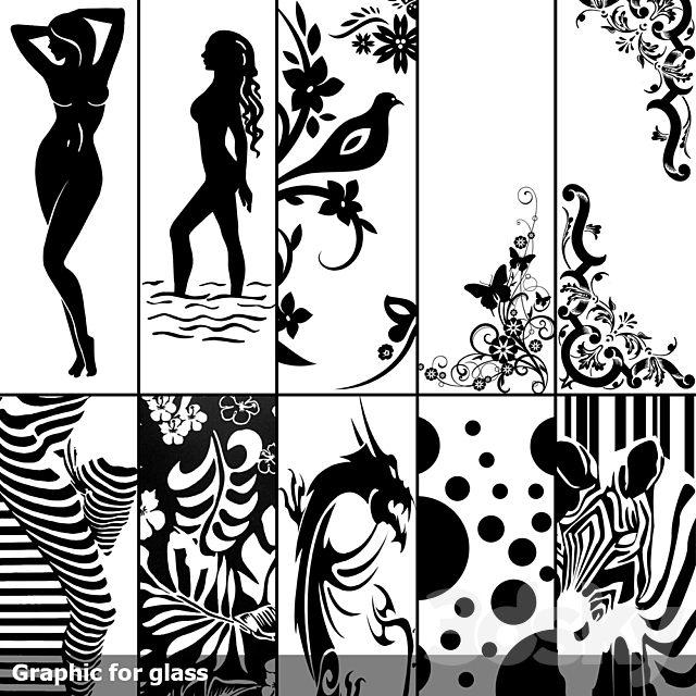 Door glass for a sauna of Sauna wood 3d